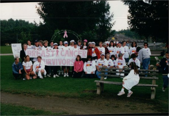 So just how much has Making Strides grown over the years? This photo is the “Survivor Photo” from 1999. Check out the others to see the progress.