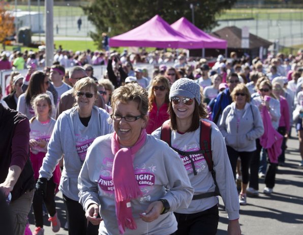 These walkers left Memorial Field last year, so you already missed them. But don’t miss another massive group of them Oct. 19 for the 22nd annual Making Strides walk.