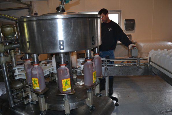 Todd Larocque keeps the bottling operation working like, well a bottling operation.