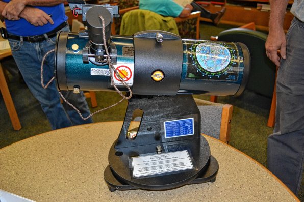 You can check this telescope out at the Concord library thanks to the N.H. Astronomical Society.