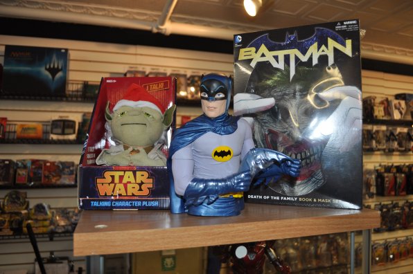 For the 342nd consecutive year (roughly), Batman is a popular Christmas character.