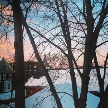 Instagram user @schaickit described this photo best as featuring “fresh snow and cotton candy skies.” Please note, we tried them, and they weren’t made of actual cotton candy.