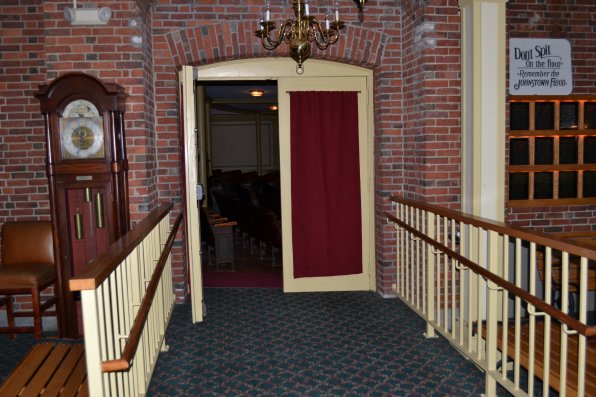 Way back when, this used to be how you entered the Concord City Auditorium, more famously known as the Audi, but after an addition in 1994 it’s now the door between the theater and the reception lobby.