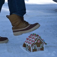 The ultimate fate of our gingerbread house is in your hands, readers