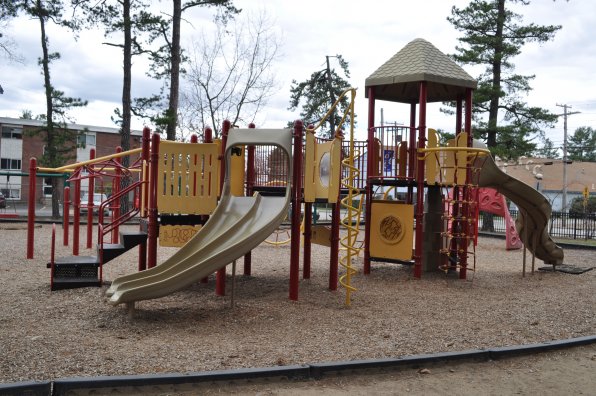 <strong>Keach Park</strong></p><p>Keach Park on Newton Avenue is definitely at the head of the colorful playground pack. And check out those sweet squiggly thingers! Keach also boasts a swimming pool and one of the city’s better (and more active) basketball courts, as well as tennis courts and fields for Little League baseball, softball and soccer. Hungry? There’s a ton of places on the Heights to eat, and you can bring the grub to the covered picnic area, right next to the playground, so you can always keep an eye on your little ones.