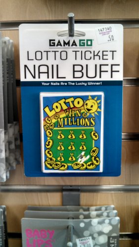 This item works exactly like a lottery ticket in that you are handing someone money you’ll never get back. But everyone’s dream of being able to watch their nails finally enjoy some luck has come true.