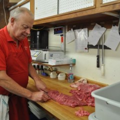 Quality Cash Market’s Tony Heath has been cutting meat for 50 years
