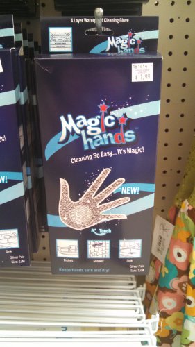 Rumored illegitimate son of jazz hands, this product apparently supplies additional appendages with mythical powers to clean your house so your hands remain free to peck at your smartphone.
