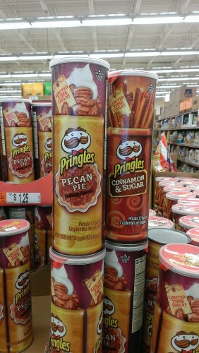 We’ve always felt that pies could benefit from being more potato chip-ey. All that’s missing now is breakfast cereal flavors and you can eat Pringles as every meal!