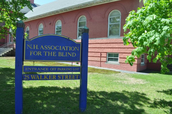 The New Hampshire Association For The Blind is housed in a former parochial school on Walker Street.