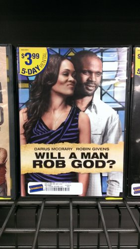 The more important question is, will a man watch ‘Will a Man Rob God?’ That’s rhetorical.