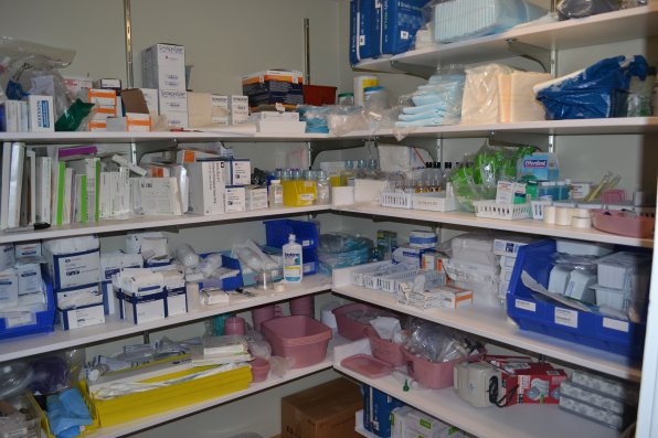 When you’re talking about medical services, you always need a supply closet filled with, you know, supplies.