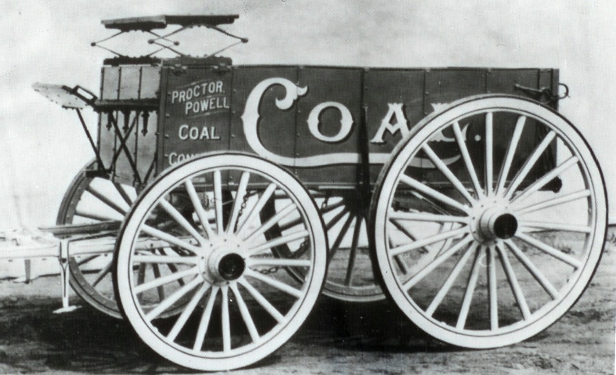 Before there were monster trucks like Grave Digger, there were giant-wheeled carts to move coal around. The main difference was the coal wagon’s tended to crush fewer cars – though it was close – and weren’t (usually) introduced by a bellowing voice yelling “Sunday Sunday Sunday!” This picture of a coal wagon from Abbot and Downing, sent to use by reader Earl Burroughs, also highlights the fact that automobile graphics haven’t evolved as much as we’d like to think. That’s a sweet coal logo on the side, complete with the sprawling C. And coal isn’t even a brand, it’s just a thing. If you have any awesome classic Concord photos lying around, email them to us at news@theconcordinsider.com and we’ll put them in the paper.