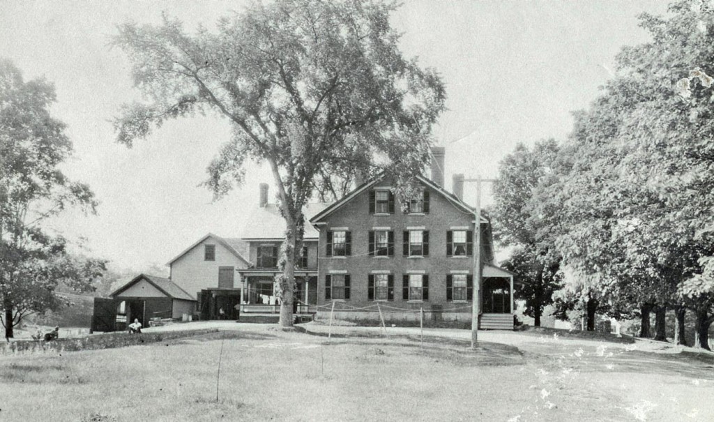 This is a photo of Merrimack Jail in 1916, at the current location of Concord High School (cue snarky teenager saying it looks like the use hasn’t changed much in almost 100 years). We’re guessing the term maximum security wasn’t invented until prisons started looking less like idyllic farmhouses and more like not-so-idyllic farmhouses. What, your farmhouse doesn’t have barbed-wire rings on top of the fence and steel bars in the windows? Some farm, we say.