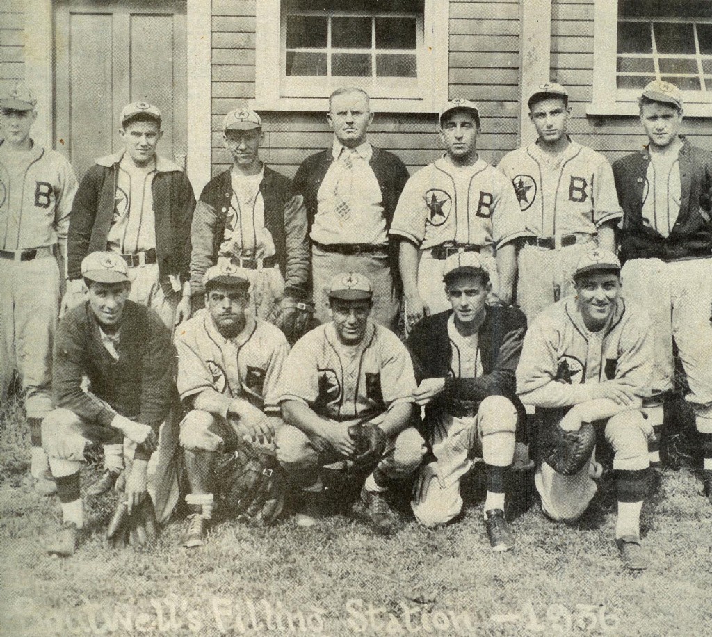 Most current Concordians probably associate the Boutwell name with bowling, but this is Ernie Boutwell’s sunset league baseball team from 1936, posing in the most basebally setting possible – in front of an old house. The team was sponsored by Boutwell’s Filling Station, which probably served gas. But imagine if it was the station from which all Hostess Cupcakes were filled? Those are some happy thoughts. Thanks to reader Earl Burroughs for the picture. Don’t hesitate to send your classic Concord photos our way – just email them to news@theconcordinsider.com