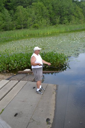 Turtletown Pond is a great place to drop a line. You can do it from a boat, the pier or the boat launch.