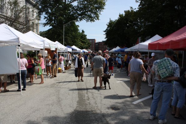 Capitol Street was once again packed with people of all ages and dogs of all breeds for the Concord Farmers Market, which runs until the last Saturday in October.