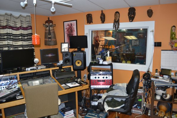 The studio.