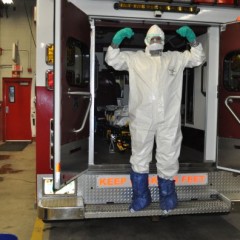 Tim is ready to battle Ebola, thanks to the Concord Fire Department