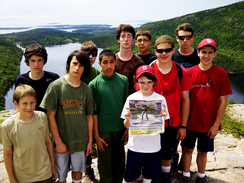 Concord’s Boy Scout Troop 88 recently traveled to Maine’s Acadia National Park and hiked over 50 miles of trails. Of course, they never travel without the Insider. Now that’s what we call being prepared. Thanks a lot, Scouts!