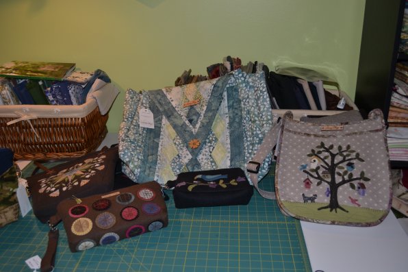 A collection of Gooney Bags that will be sold this fall at a craft fair near you.