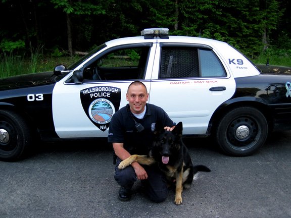 Sgt. Nick Hodgen and Fanto are coming to Concord May 11 for Bark in the Park.