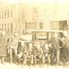 Crew at Hoagland's Metal Shop in 1920's or 30's – Tue, 22 Feb 2011