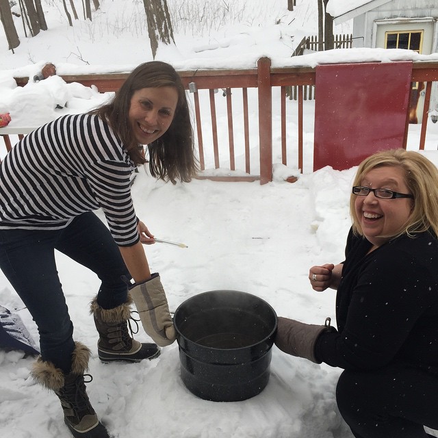 At least all this snow is good for SOMETHING. Instagram user @girldogbike was whipping up Belgian white and needed a place to cool the wort. Boom – cooled. As a bonus, beer has been proven to make repeated snowstorms every two or three days exponentially more survivable. Have one for us, ladies!