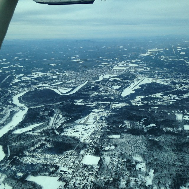 Turns out Concord in winter from 6,500 feet in the air looks an awful lot like Concord in winter from right in front of your face: white. Thanks to Instagram user @watty1143 for snapping the cool photo (hopefully not while flying the airplane!) If you want your Instagram pics in the paper, just tag us with #concordinsider when you post.