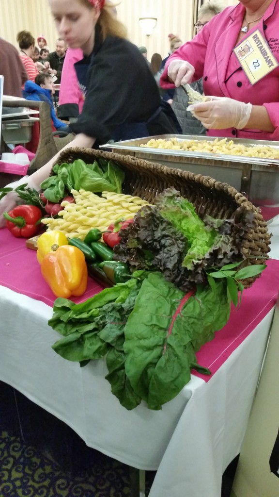 We tossed this photo on Instagram because we were wondering who let these veggies in to the Granite State Dairy Promotion’s New Hampshire’s Own Macaroni and Cheese bake off Saturday? Although there were some veggie-based offerings, including un-beet-able macaroni and cheese, featuring (shocker coming): beets.