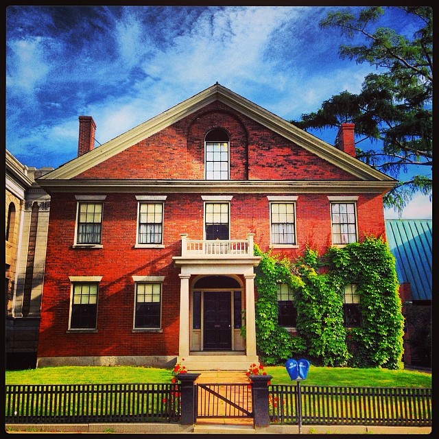 We’re trying to track down the artist who painted this picture so we can give them proper credit . . . wait, what’s that you say? This is actually an Instagram photo of the Upham-Walker House at 18 Park St. from user @archporn? Oh, great. But we’re still confused about who painted it.