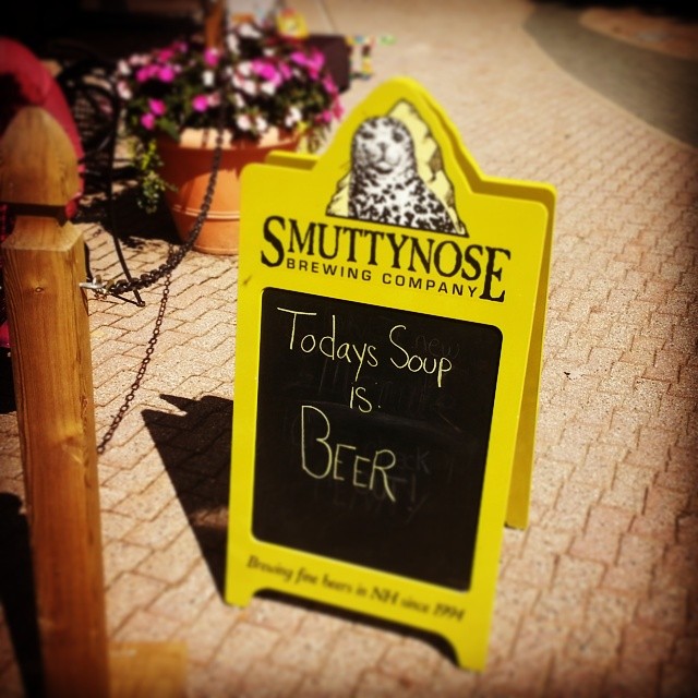 This sign spotted by Instagram user @bengreedie in Bicentennial Square during the Concord Arts Market is certainly advertising our kind of soup! And we can only hope today’s salad is a bacon cheeseburger. Tag us in your Instagram photos with #concordinsider!