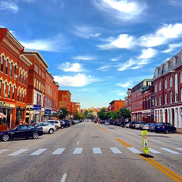 This picture of downtown Concord is awesome because of the impossibly painted-on clouds and because Instagram user @ksotr snapped it while making a cross-country journey from Phoenix. Welcome to Concord, @ksotr. Just make sure to wear a helmet if you are going to take photos in the middle of the street.