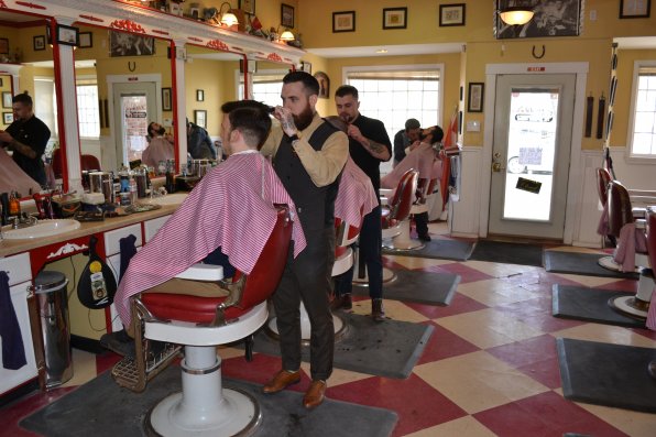 Lucky’s Barbershop & Shave Parlor may look a little different the next time you stop in to get your mop chopped.