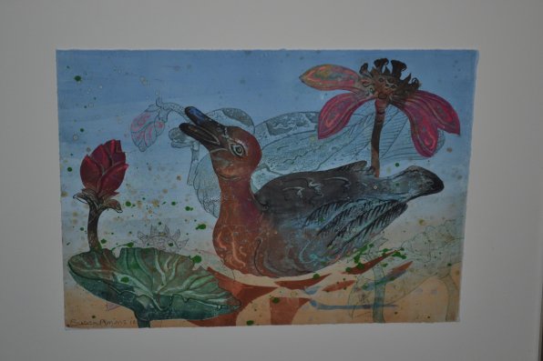 Duck with Lotus Flower IV, Amons.