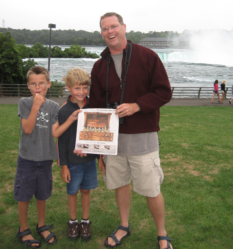 The Sheehan family took the Insider with them on a trip to Niagara Falls last summer. We hope they sent it over the falls in a barrel after this photo op. Pictured are Tom, Ryan and Colin Sheehan. If you take the Insider with you on a trip, we want to see a picture! Send us a photo at news@theconcordinsider.com and we will print it here.