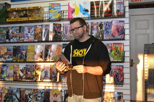 Double Midnight Comics co-owner Brett Parker is really into the ‘Walking Dead’ right now, so if there is a zombie apocalypse make your way down to the store because he will know exactly what to do in order to survive.