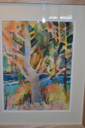 “Tree Series II” (watercolor), Susan Levenson.