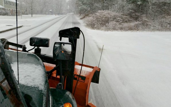 n case you ever wanted to know what it’s like to ride in a plow truck – in picture form.