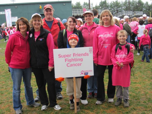 Team Super Friends Fighting Cancer, led by Meggin Dail, continue to carry the torch for Elsie Morse, who battled breast cancer.