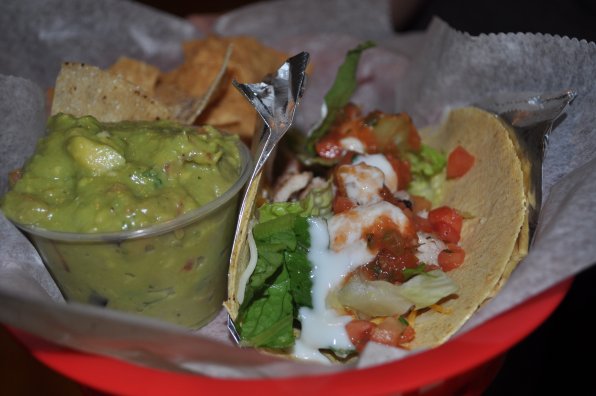 It’s no secret that Dos Amigos is where it’s at. In fact, Tim may have already been a veteran of a few taco Tuesdays prior to this mid-spree stop for a snack. Just look at that artfully displayed taco and guac and tell me you aren’t getting hungry.