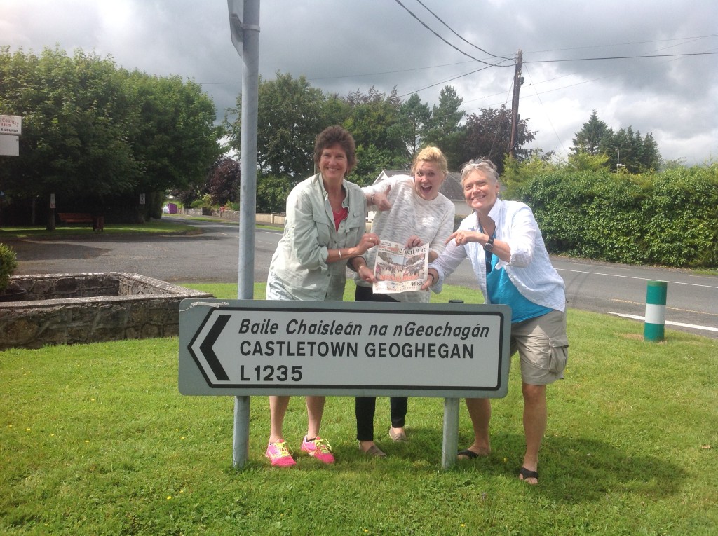 Here we have Rachel Geoghegan Umberger with her parents, Emily Geoghegan and Leanne Tigert, on a trip to Castleton Geoghegan to visit the “ancestral sod” in Ireland this summer. We have no idea what that sign says, but we’re just going to assume it’s something like “Please place Insider here.” Or maybe it says, “Watch out for those power lines, that looks like a whopper of a storm about to blow through.” That’s sound advice, we think. Send us your travel pics with the Insider to news@theconcordinsider.com!