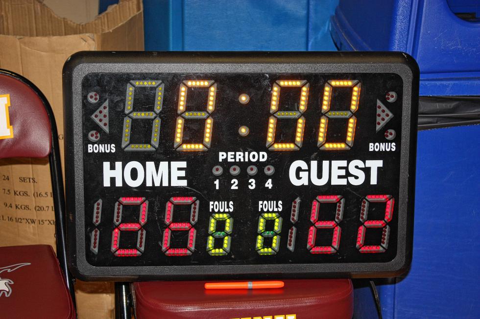 It may be tough to make out, but that says 62-26. The Monitor/Insider team did not have 62. (JON BODELL / Insider staff) - 

