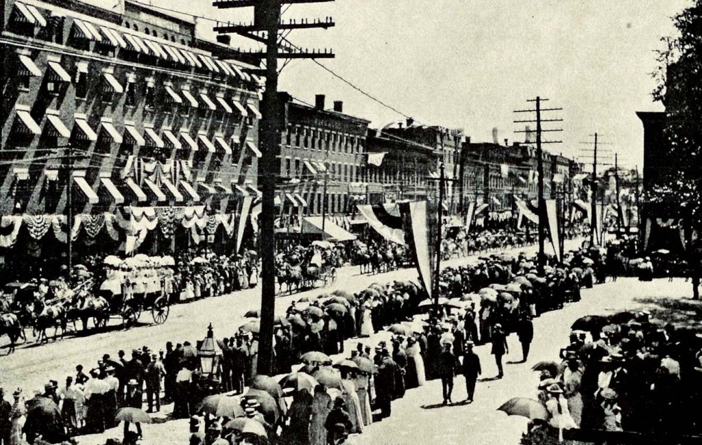 Here’s a shot of the Concord Old Home Days parade from way back in 1899. Were you there? If so – wow! That is crazy! Please, tell us what the last 113 years have been like for you!