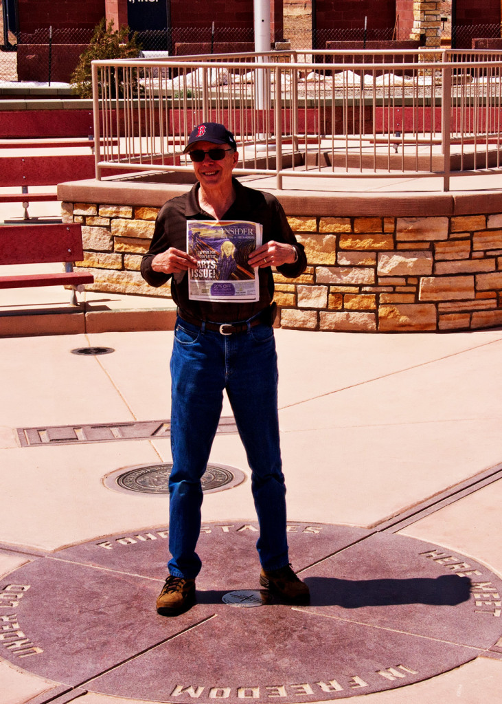 Neal Jorgensen and Maureen Dastous took the Insider with them on a recent trip to the Four Corners. Looks like he’s in Colorado, Utah and Arizona – come on, slide that toe into New Mexico! He’s probably scared of Heisenberg.
