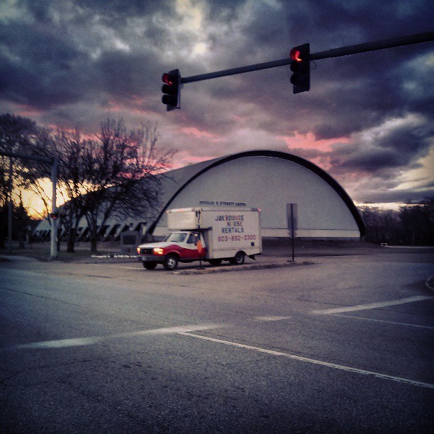Instagram user @scandanavianbrother sent us this great shot of a wild sky over Everett Arena.