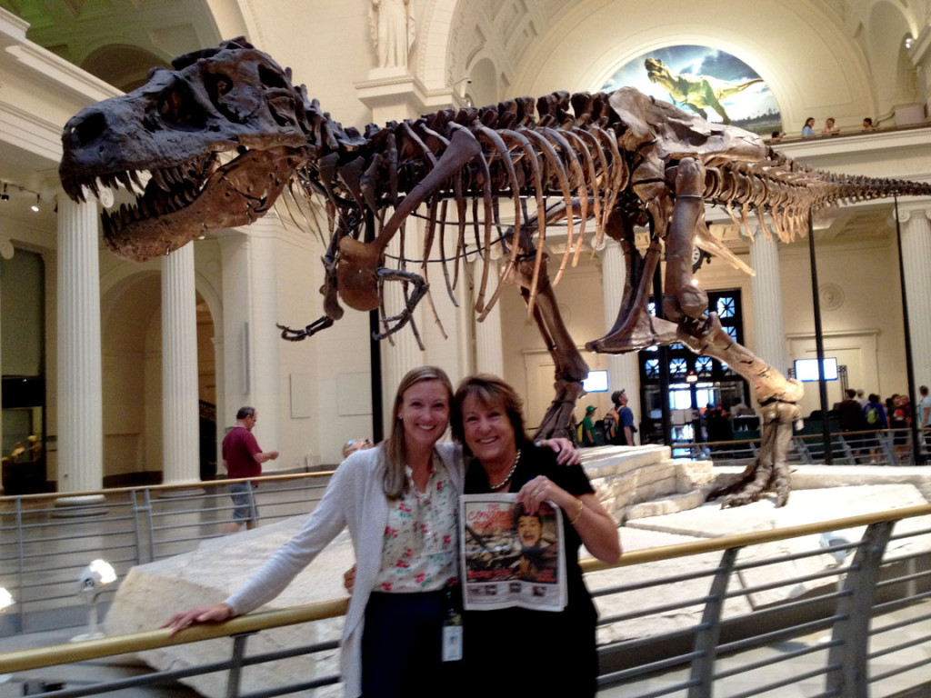 Amelia and Sen. Sylvia Larsen took the Insider with them to Chicago. Here they are at the Field Museum, just posing in front of a tyrannosaurus rex. No big deal. If you take the Insider with you on a trip, we want to see the pictures! Send them to news@theconcordinsider.com.