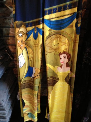 You know how you love Disney’s Beauty and the Beast, and how you also love leggings, and you wish you could experience them both at the same time? Now you can – be our guest!