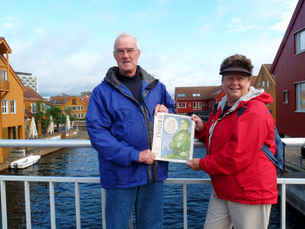 Bob and Julie Cole took the Insider with them to Europe! Here they are enjoying a beautiful sunny day in Kristiansand, Norway after enduring gale force winds crossing the North Sea. If you take the Insider with you on vacation, send the pictures to news@theconcordinsider.com and we will print them here. Thanks!