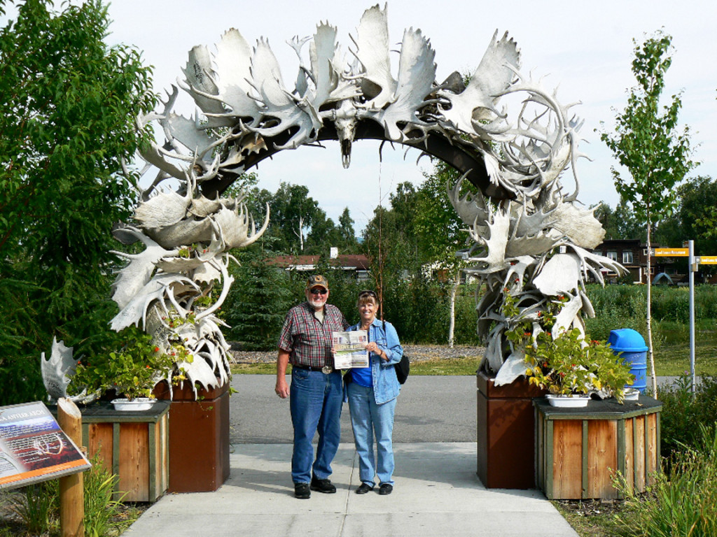 Pictured are Liz and Gary Dane standing under the Alaska Antler Arch in Fairbanks, Alaska, where they ended their awesome trip to Denali National Park – in celebration of their 50th wedding anniversary! And who better to be a third wheel than the Insider?! Send your travel pics with the Insider to news@theconcordinsider.com.